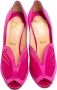 Christian Louboutin Pre-owned Satin heels Pink Dames - Thumbnail 2