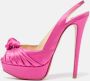 Christian Louboutin Pre-owned Satin heels Pink Dames - Thumbnail 2