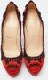 Christian Louboutin Pre-owned Satin heels Red Dames - Thumbnail 3