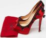 Christian Louboutin Pre-owned Satin heels Red Dames - Thumbnail 9
