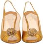Christian Louboutin Pre-owned Satin heels Yellow Dames - Thumbnail 2