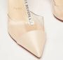 Christian Louboutin Pre-owned Satin sandals Beige Dames - Thumbnail 7