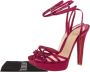 Christian Louboutin Pre-owned Satin sandals Pink Dames - Thumbnail 7