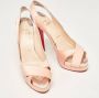 Christian Louboutin Pre-owned Satin sandals Pink Dames - Thumbnail 4