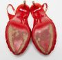 Christian Louboutin Pre-owned Satin sandals Red Dames - Thumbnail 5