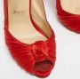 Christian Louboutin Pre-owned Satin sandals Red Dames - Thumbnail 7