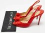 Christian Louboutin Pre-owned Satin sandals Red Dames - Thumbnail 8