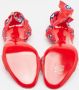 Christian Louboutin Pre-owned Satin sandals Red Dames - Thumbnail 6