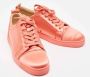 Christian Louboutin Pre-owned Satin sneakers Pink Dames - Thumbnail 4