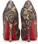Christian Louboutin Pre-owned Silk heels Beige Dames - Thumbnail 5