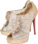 Christian Louboutin Pre-owned Suede boots Beige Dames - Thumbnail 3