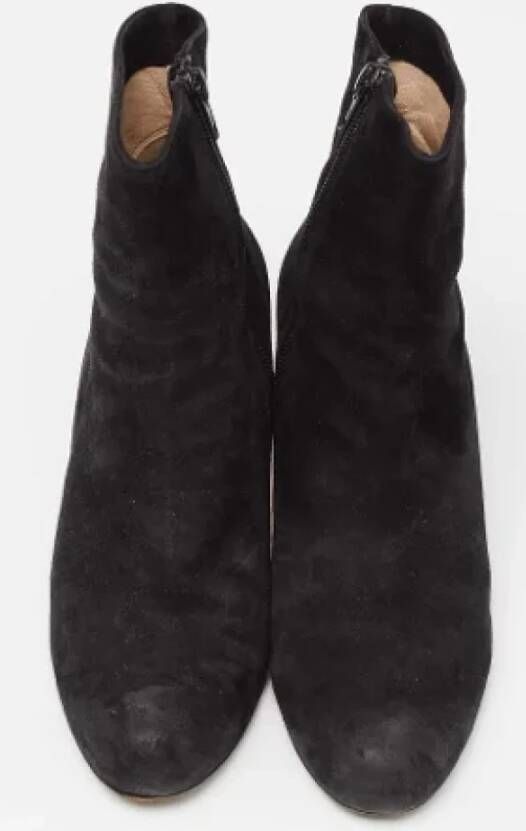 Christian Louboutin Pre-owned Suede boots Black Dames