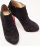 Christian Louboutin Pre-owned Suede boots Black Dames - Thumbnail 4