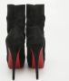 Christian Louboutin Pre-owned Suede boots Black Dames - Thumbnail 5