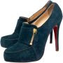 Christian Louboutin Pre-owned Suede boots Blue Dames - Thumbnail 3