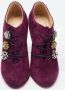 Christian Louboutin Pre-owned Suede boots Purple Dames - Thumbnail 3
