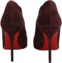 Christian Louboutin Pre-owned Suede boots Red Dames - Thumbnail 3