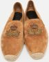 Christian Louboutin Pre-owned Suede espadrilles Brown Dames - Thumbnail 2