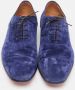 Christian Louboutin Pre-owned Suede flats Blue Heren - Thumbnail 2