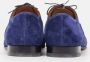 Christian Louboutin Pre-owned Suede flats Blue Heren - Thumbnail 4