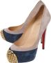 Christian Louboutin Pre-owned Suede heels Beige Dames - Thumbnail 3