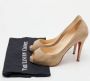 Christian Louboutin Pre-owned Suede heels Beige Dames - Thumbnail 9
