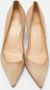 Christian Louboutin Pre-owned Suede heels Beige Dames - Thumbnail 3