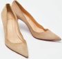 Christian Louboutin Pre-owned Suede heels Beige Dames - Thumbnail 4