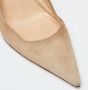 Christian Louboutin Pre-owned Suede heels Beige Dames - Thumbnail 7