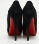 Christian Louboutin Pre-owned Suede heels Black Dames - Thumbnail 5