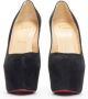 Christian Louboutin Pre-owned Suede heels Black Dames - Thumbnail 3