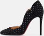 Christian Louboutin Pre-owned Suede heels Black Dames - Thumbnail 2