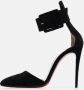 Christian Louboutin Pre-owned Suede heels Black Dames - Thumbnail 2