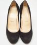 Christian Louboutin Pre-owned Suede heels Black Dames - Thumbnail 2
