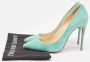 Christian Louboutin Pre-owned Suede heels Blue Dames - Thumbnail 9