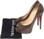 Christian Louboutin Pre-owned Suede heels Gray Dames - Thumbnail 8
