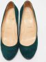 Christian Louboutin Pre-owned Suede heels Green Dames - Thumbnail 3