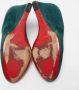 Christian Louboutin Pre-owned Suede heels Green Dames - Thumbnail 6