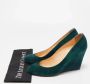 Christian Louboutin Pre-owned Suede heels Green Dames - Thumbnail 9