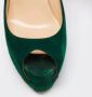 Christian Louboutin Pre-owned Suede heels Green Dames - Thumbnail 7