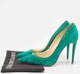 Christian Louboutin Pre-owned Suede heels Green Dames - Thumbnail 9