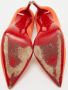 Christian Louboutin Pre-owned Suede heels Orange Dames - Thumbnail 6