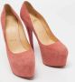 Christian Louboutin Pre-owned Suede heels Pink Dames - Thumbnail 4