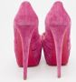 Christian Louboutin Pre-owned Suede heels Pink Dames - Thumbnail 5