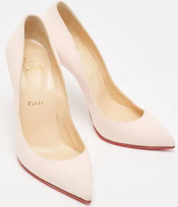 Christian Louboutin Pre-owned Suede heels Pink Dames