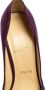 Christian Louboutin Pre-owned Suede heels Purple Dames - Thumbnail 6