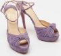 Christian Louboutin Pre-owned Suede heels Purple Dames - Thumbnail 4