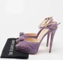 Christian Louboutin Pre-owned Suede heels Purple Dames - Thumbnail 9