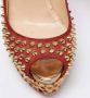 Christian Louboutin Pre-owned Suede heels Red Dames - Thumbnail 8