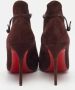 Christian Louboutin Pre-owned Suede heels Red Dames - Thumbnail 5